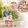 Poussette canne pour poupée, légère et pliable avec capote Kinderplay (KP0290B)