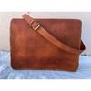 New Genuine Vintage Satchel Handmade Leather Messenger Bag Shoulder Laptop Bag