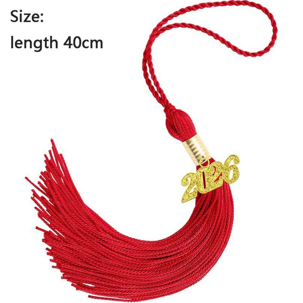 Polyester Alloy Academic Tassel Hanging Pure Color Student Dress Up Tassel Souvenir Gifts