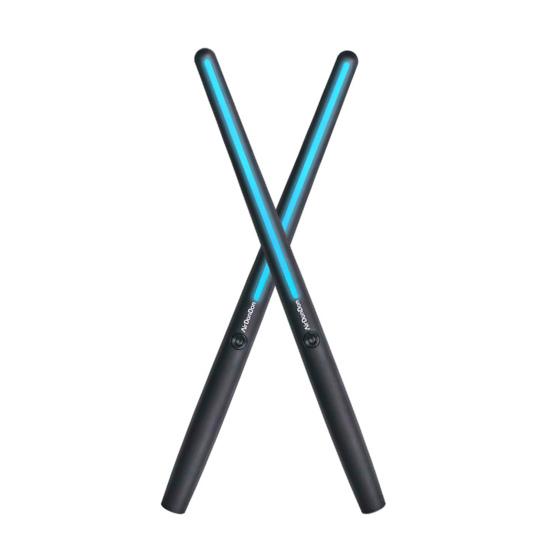 1 Set Air Drum Kit with Drumsticks Pedals Audio Converter Earphone 3D Motion Sensing Electric Drum Beginners Children Adults Portable Virtual Drum Toy