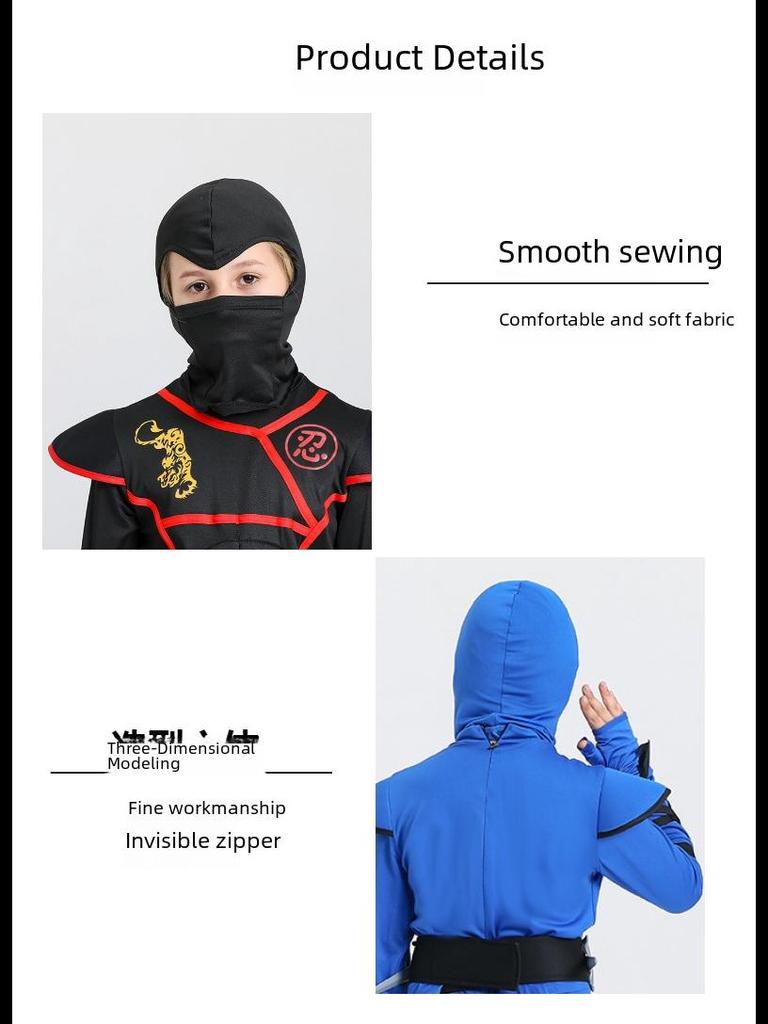 «Детский костюм самурая ниндзя для косплея на Хэллоуин»