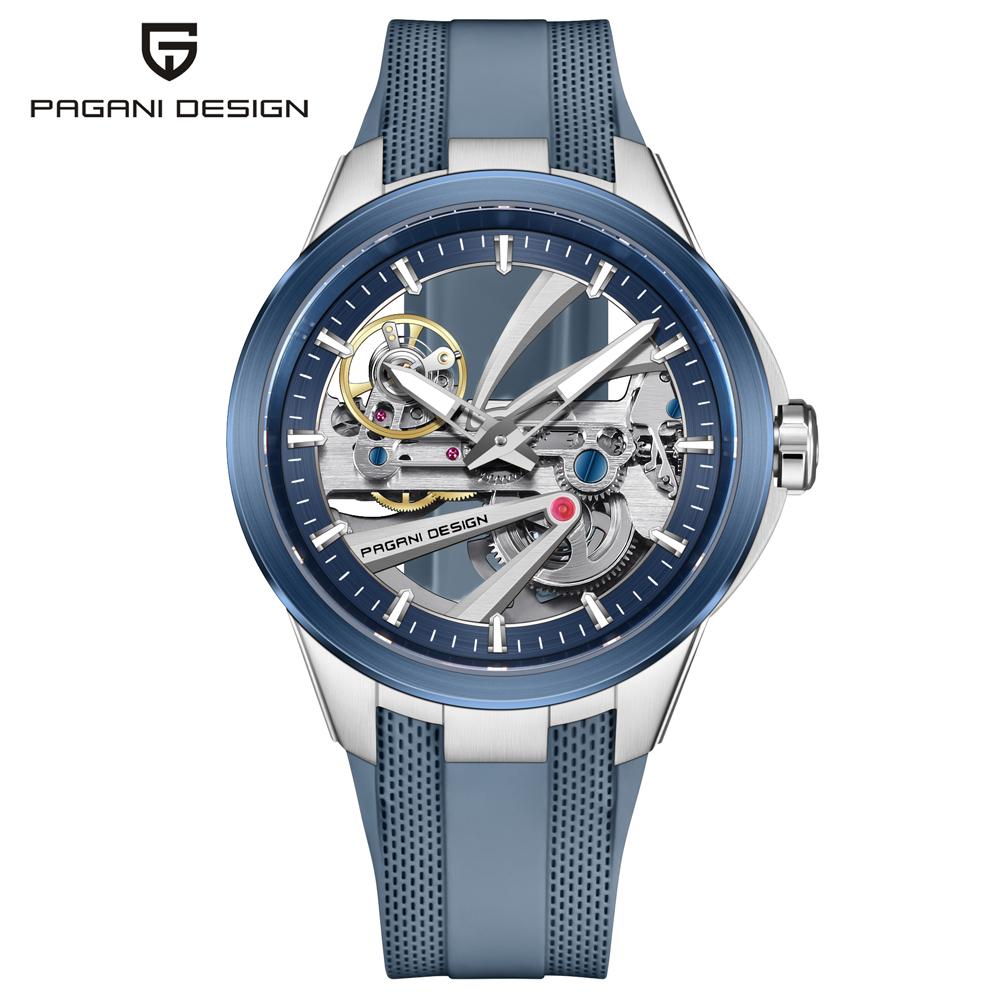 PAGANI DESIGN Hollow Men's Watches Mechanical Luxury Automatic Watch Men AR Sapphire Waterproof Luminous Man Gift Clock