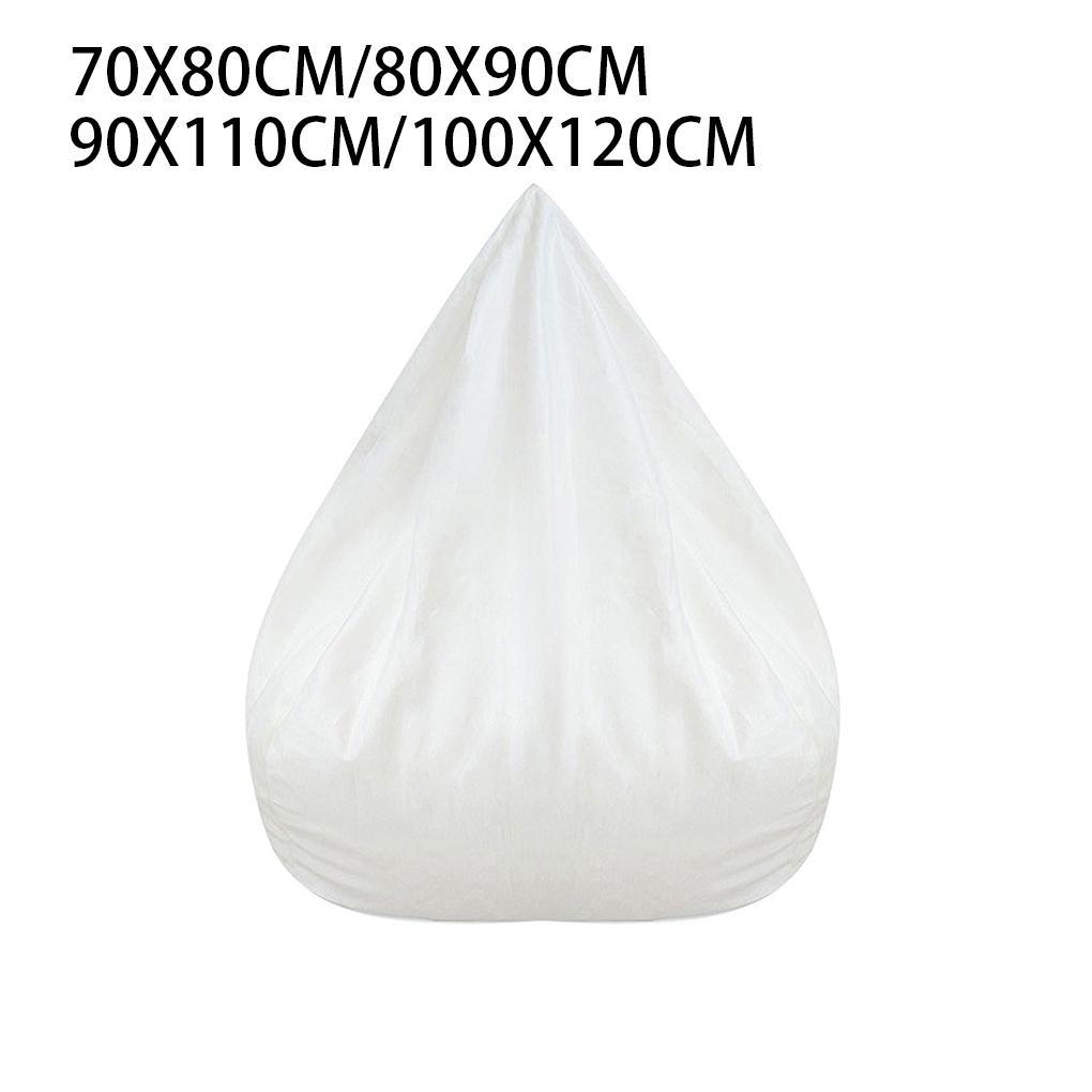 Чехол на кресло-мешок для гостиной, дивана, многоразовый чехол для кресла-мешка для дома, однотонный, декоративный, пыленепроницаемый