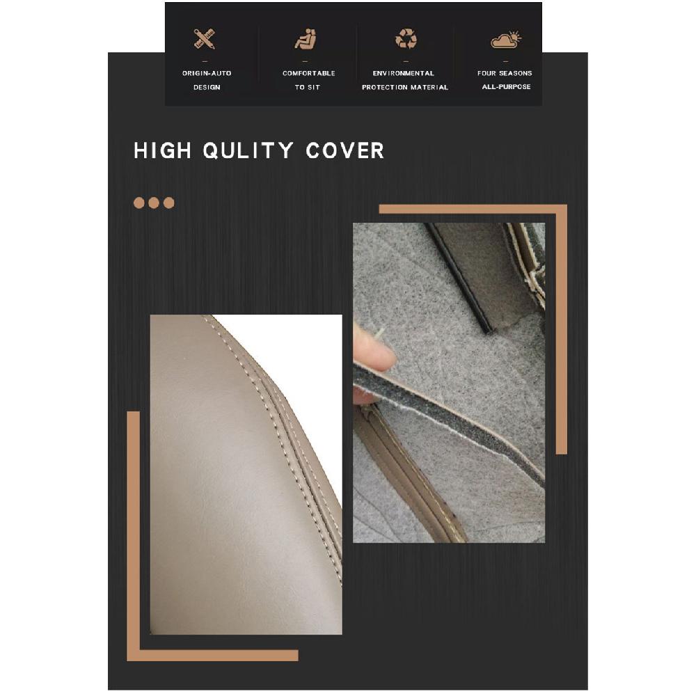 Для 02-07 Ford F250 F350 Super Duty Lariat Чехол на нижнюю часть сиденья водителя ТАН