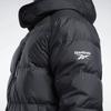 Reebok Мужские пуховики Черный с капюшоном Умеренный пуховик GR8979
