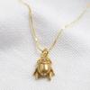 Beetle Pendant Necklace Egyptian Insect Charm Amulet Protection Choker For Women Jewelry Collier Femme