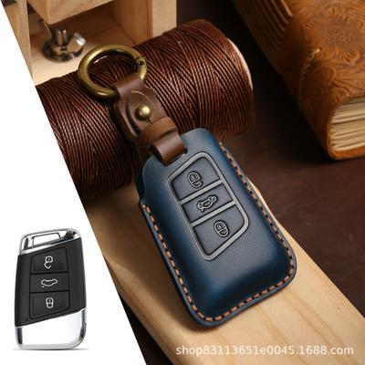 Применимо к кожаному чехлу для ключа Volkswagen, новому Passat, Maiteng, защитный чехол, пряжка, завод-изготовитель, сумка для ключа автомобиля