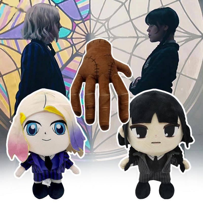 Wednesday Addams Stuffed Animals Hand Palm 23cm 89g