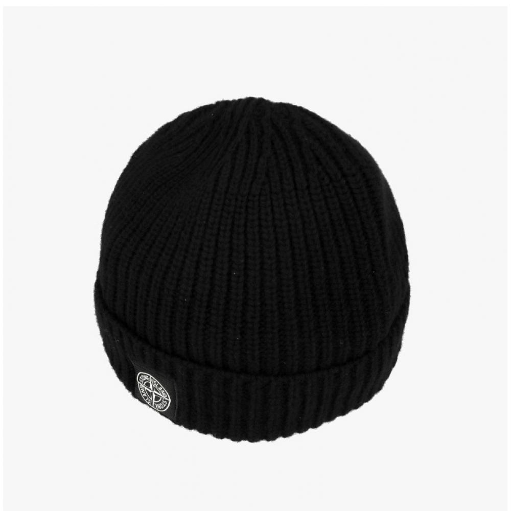 Stone Island Mini Wappen Logo Patch Beanie K2s15n100012