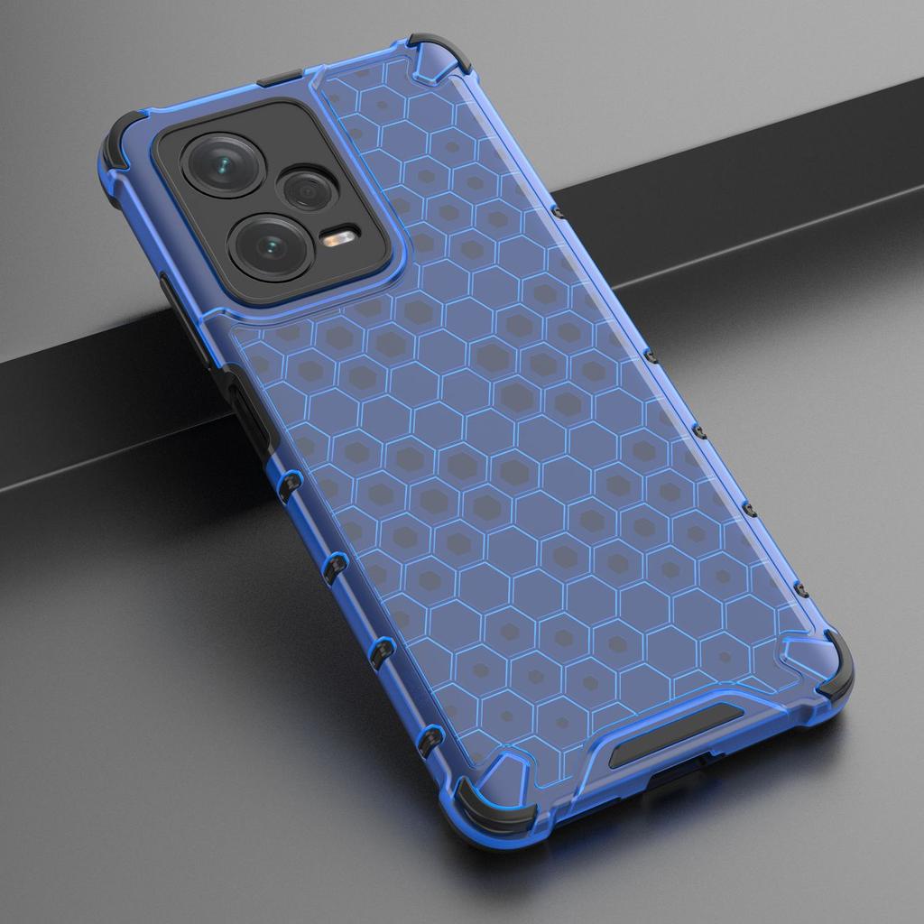 Honeycomb Hybrid Rugged Case for Xiaomi Redmi Note 12 Pro+ - Blue