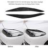 Carbon Fiber Headlight Eyebrow Eyelids Compatible with BMW F10 5 Series 2010-2013