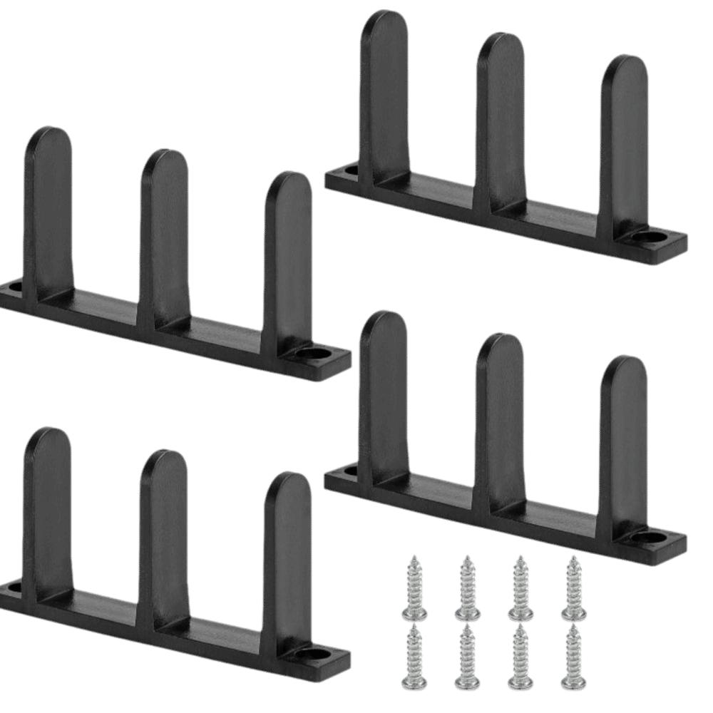 4pcs Plastic Material Cabinet Sliding Door Guide Sliding Closet Door Guide  Door Replacement
