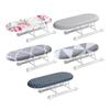 Small Folding Ironing Board with Folding Legs Removable Cover Ironing Cuffs Tabletop Ironing Board Portable Iron Board