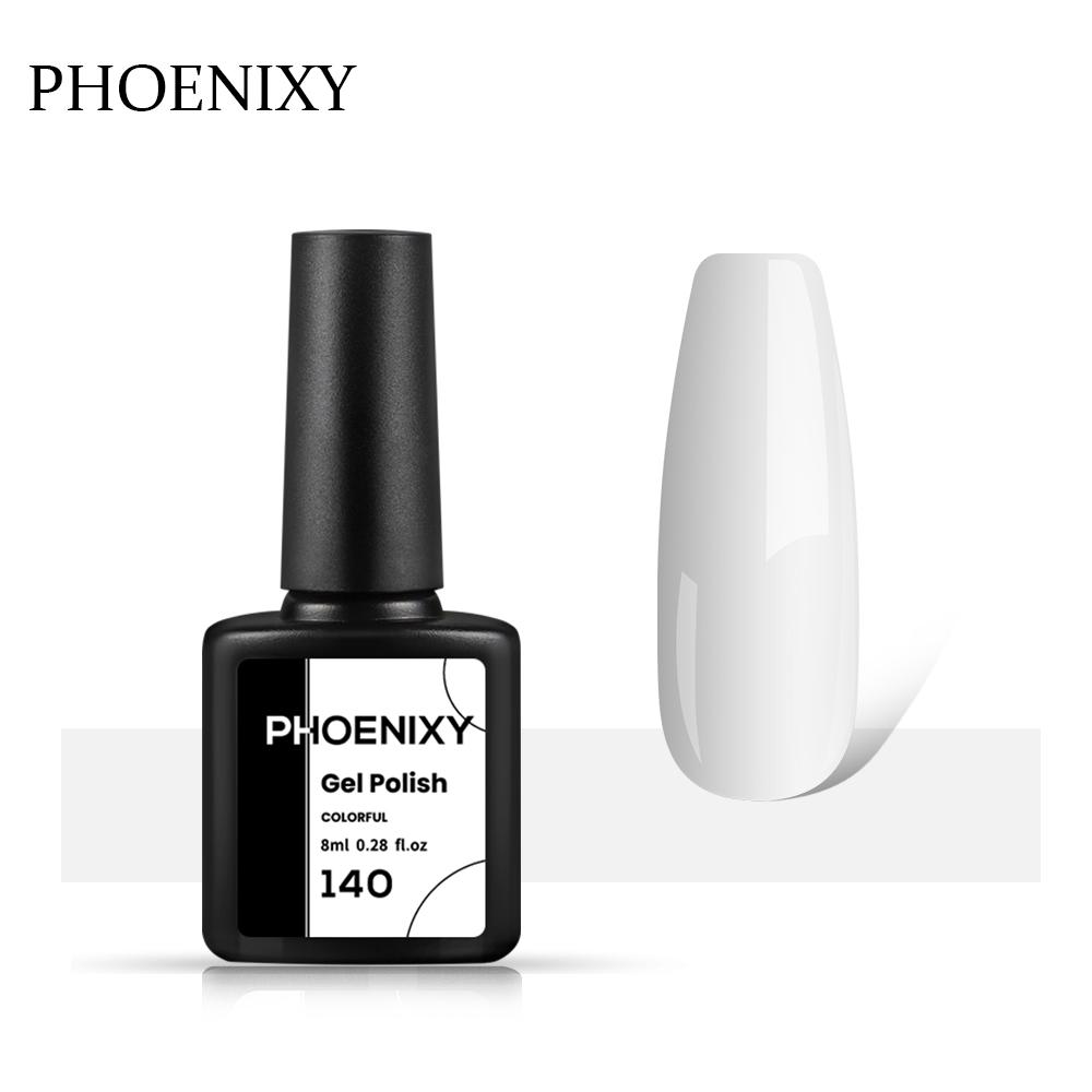 PHOENIXY, 60 цветов, гель-лак для ногтей, долговечный гель-лак, верхнее базовое покрытие, полуперманентный гель-лак, дизайн ногтей «сделай сам»