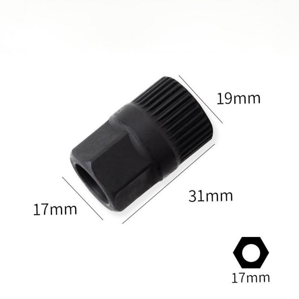 Инструмент для снятия шкива генератора шестигранный, 33 зуба, диаметр 19 мм, для шкива муфты генератора, стальная конструкция