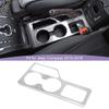Металлический передний держатель для стакана декоративная накладка на панель подходит для Jeep Patriot для Jeep Compass 2010-2016 Аксессуары для интерьера