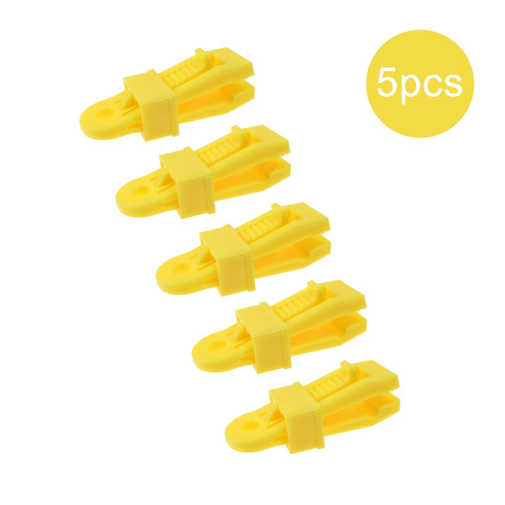 5 шт. Зажим для брезента Зажим для тента палатки Фиксация брезента Регулируемый размер Для активного отдыха Кемпинга Пешего туризма Крючок Крепление Ремень Пряжка