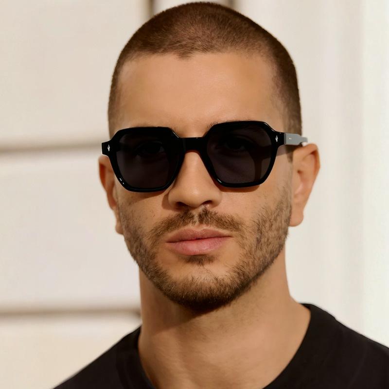 Ретро квадратные солнцезащитные очки с шипами: Высококлассный европейский и американский уличный стиль для мужчин и женщин