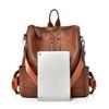 New Fashion Women’s Backpack Hot Brand Designer High Quality PU Leather Simple Leisure Time Backpack Large Capacity Shoulder Bag