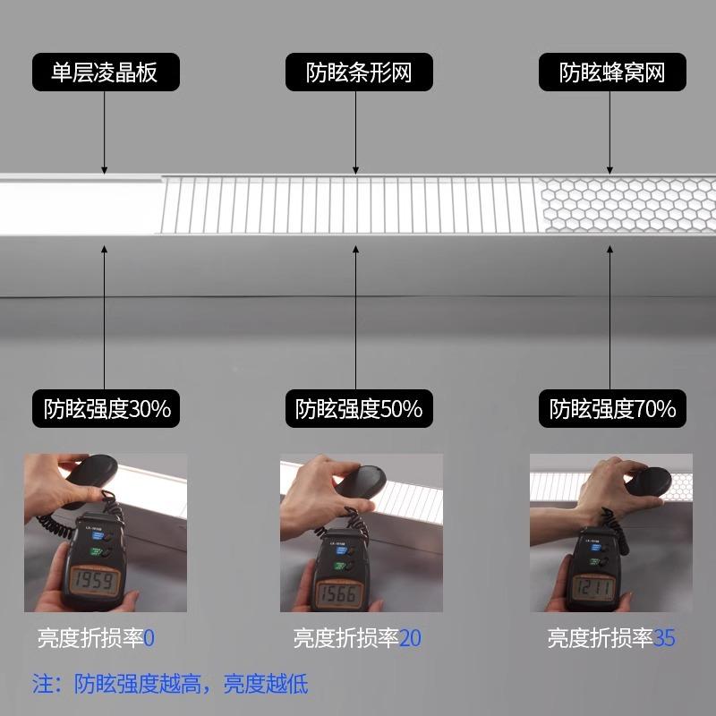Офисная люстра, конференц-зал, бесшовная станция сращивания, минималистичная офисная люстра, светодиодная лента для защиты глаз, антибликовое покрытие