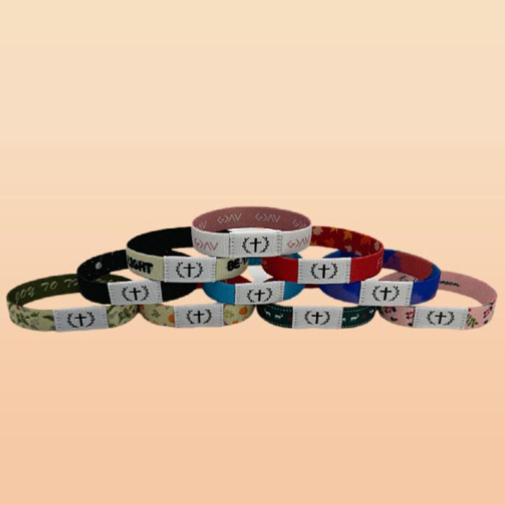 Носимые библейские браслеты Водонепроницаемые религиозные браслеты Высококачественный библейский браслет Ювелирные изделия Подарки