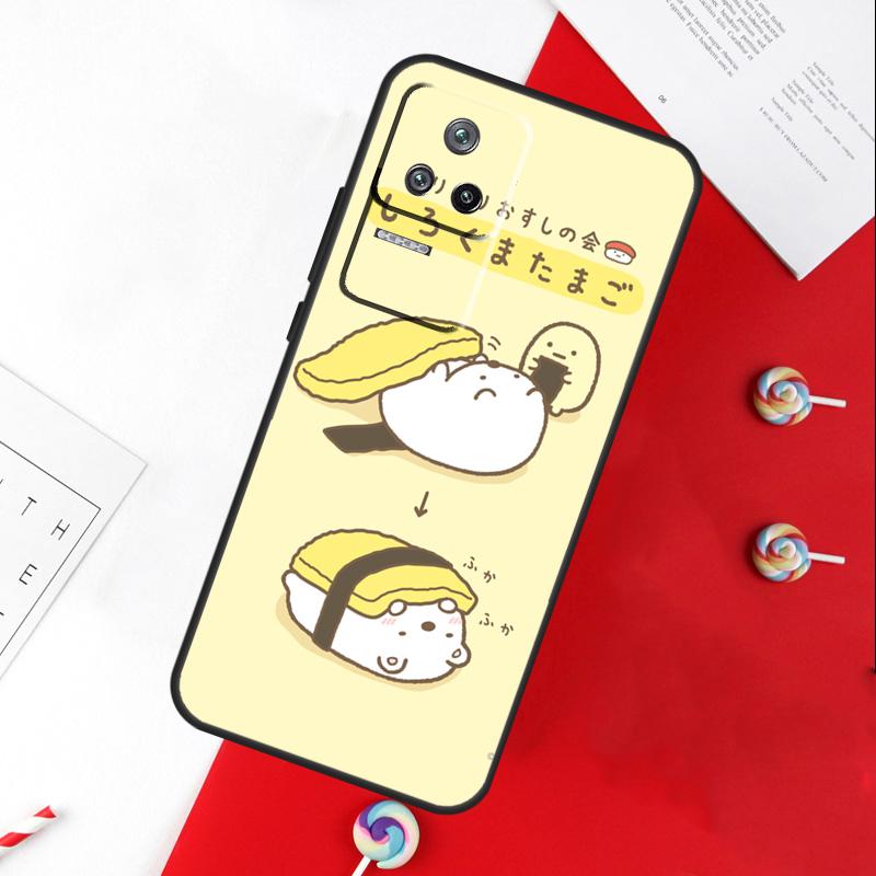 Суши Роллы Рис Кухня Еда Милый Чехол Для Xiaomi 11T 12T 13T 14T Pro 13 14 15 Ultra POCO X7 Pro X3 X5 X6 F5 F6 M6 Pro Чехол
