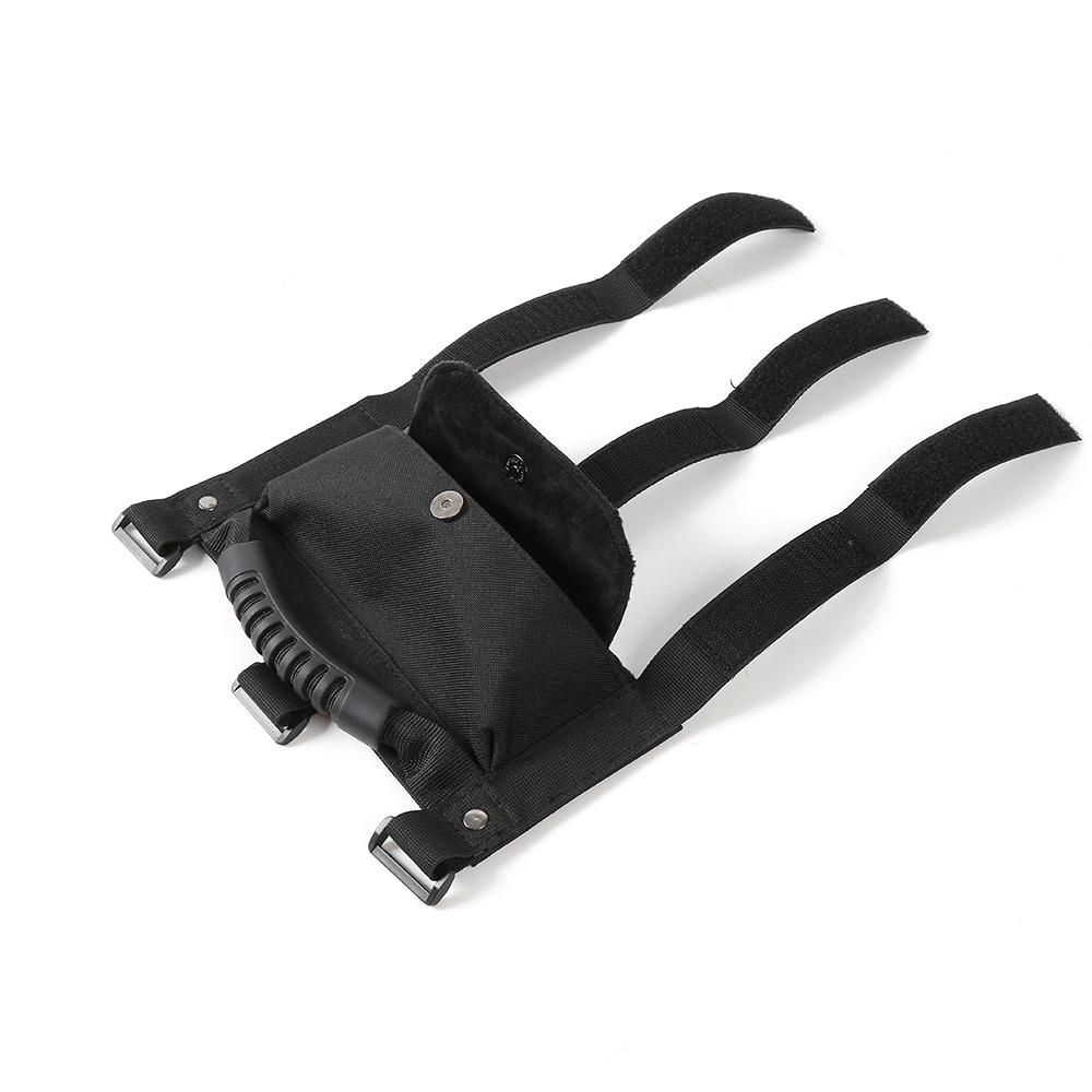 Roll Bar Grab Handle Storage Bag for Jeep Wrangler CJ YJ TJ JK JL & Gladiator JT Car Accessories, 1Pcs 