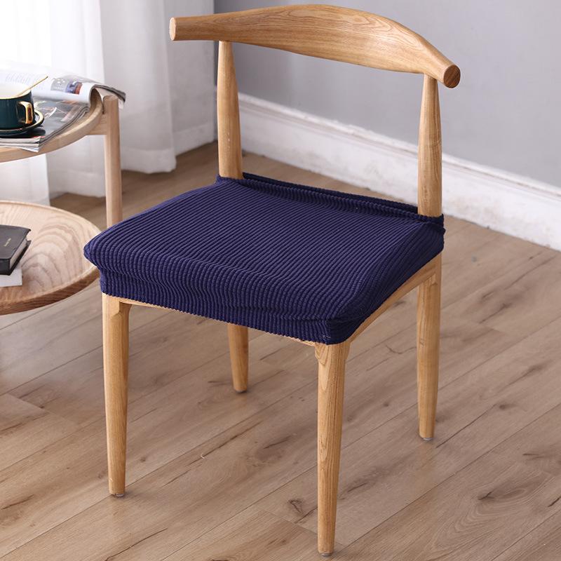 Чехол для обеденного стола и стула, универсальный эластичный современный простой чехол для сиденья без спинки, чехол для подушки для офиса