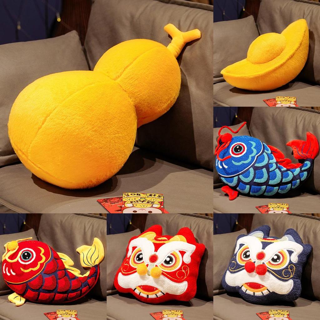 Blue Koi Fish Cartoon Soft With Stitching For Bedroom And Gift Use