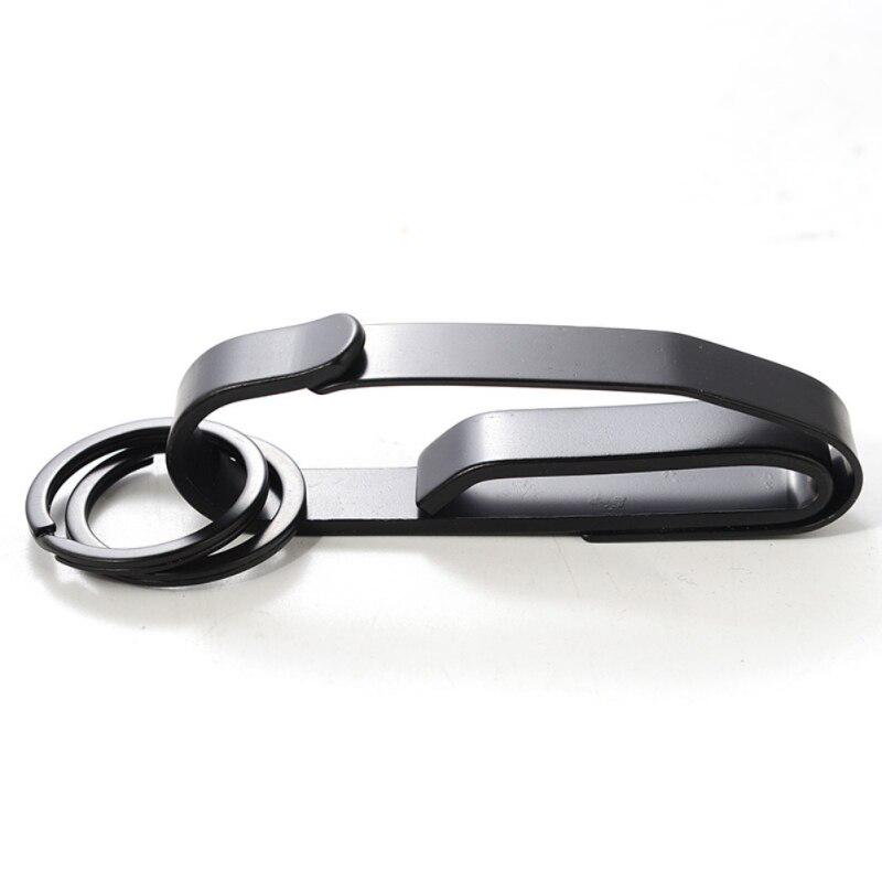 Инструмент для повседневного использования, антипотеряемый, из нержавеющей стали, съемный брелок для ключей, поясной ремень, пряжка, подвесной держатель для ключей Extreme Duty