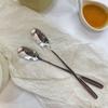 Stainless Steel Spoon Long Handle Stirring Spoon Household Seasoning Spoon Milk Tea Coffee Spoon Desseert Tool Restaurant Supply