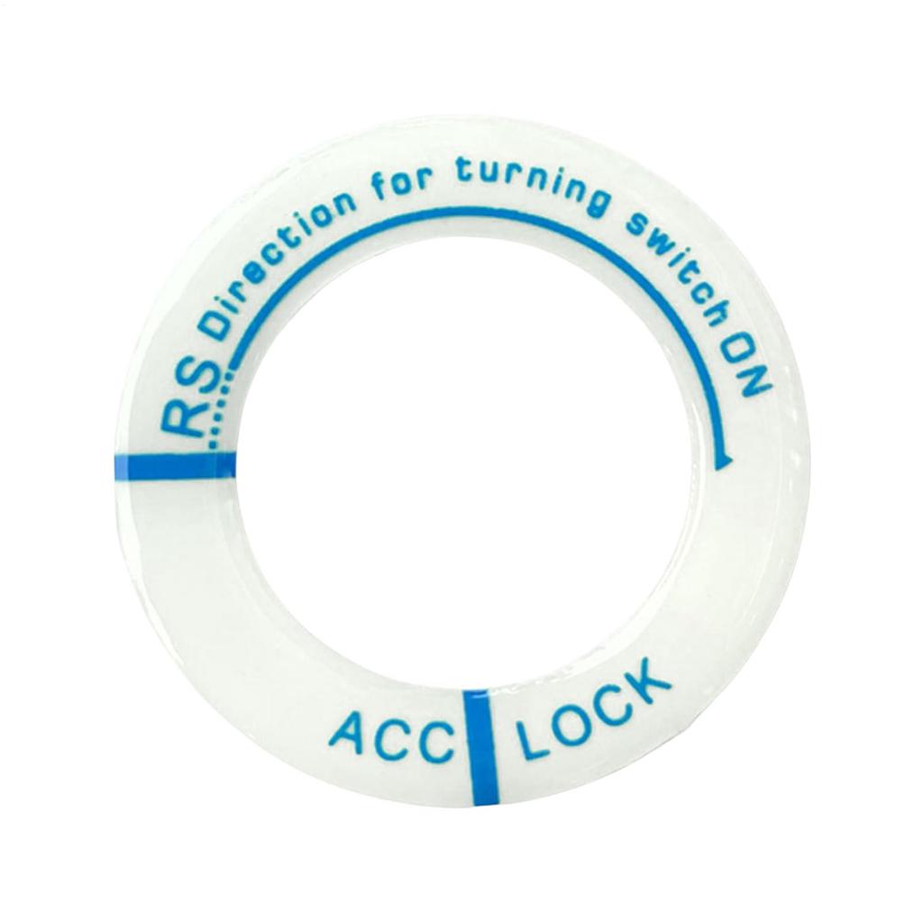 Car Keyhole Sticker,luminous Switch Cover Sticker,durable and Non-fading,great Car Decoration,perfect Match for Your Car