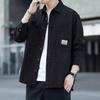 Men's Fashion Long Sleeve Japanese Work Shirt - Casual All-Match, Cool High-End Spring/Autumn Jacket