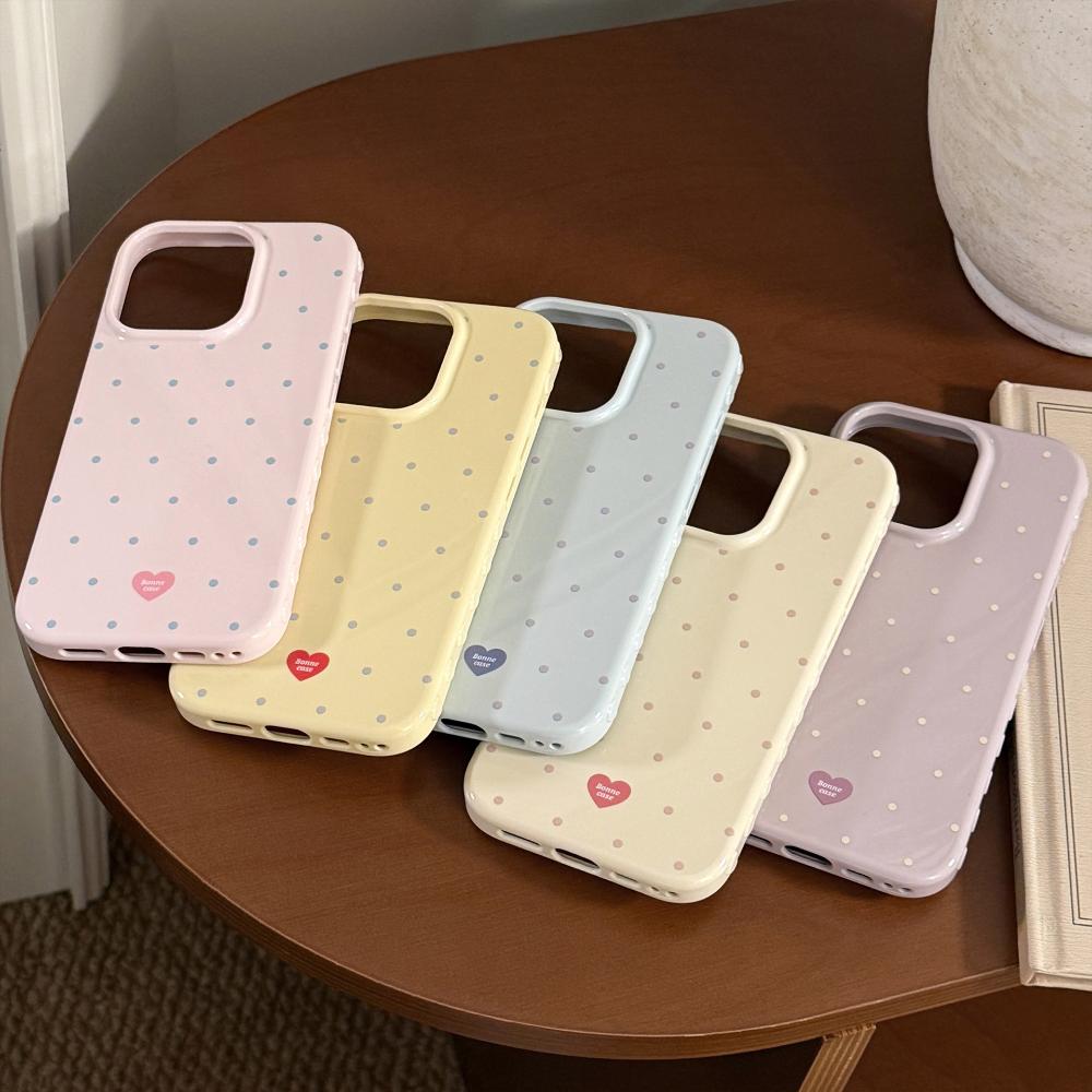 Подходит для Apple IPhone 16, IPhone 17, Color Blocking, Минималистичный горошек, IPhone 15 Pro Max, IPhone 14 Полное покрытие и IPhone 13 Свежий стиль