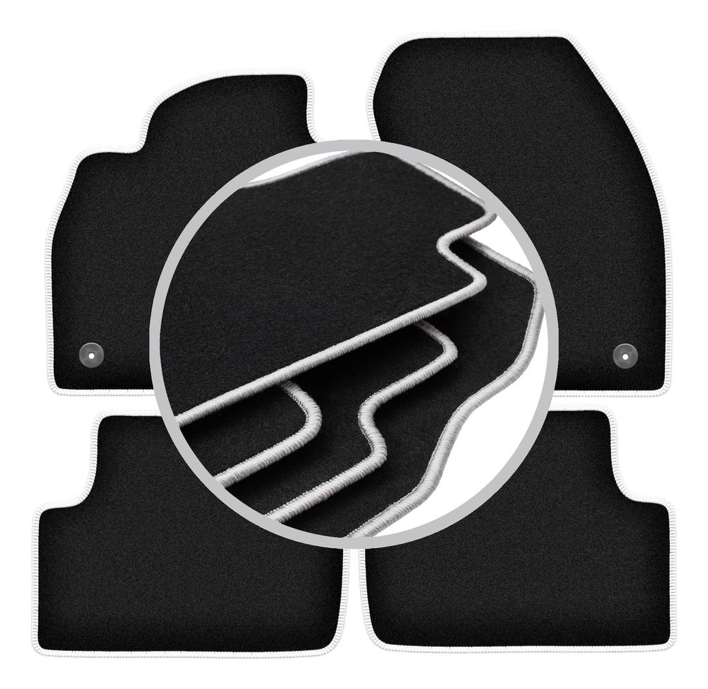 CARLUX-SILVER car mats for: Volkswagen T-Cross crossover (2019-)