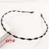 Hair Styling Tool Alice Style Black Head Hoop Casual Headwear Sports Metal Hairband Wavy Headband