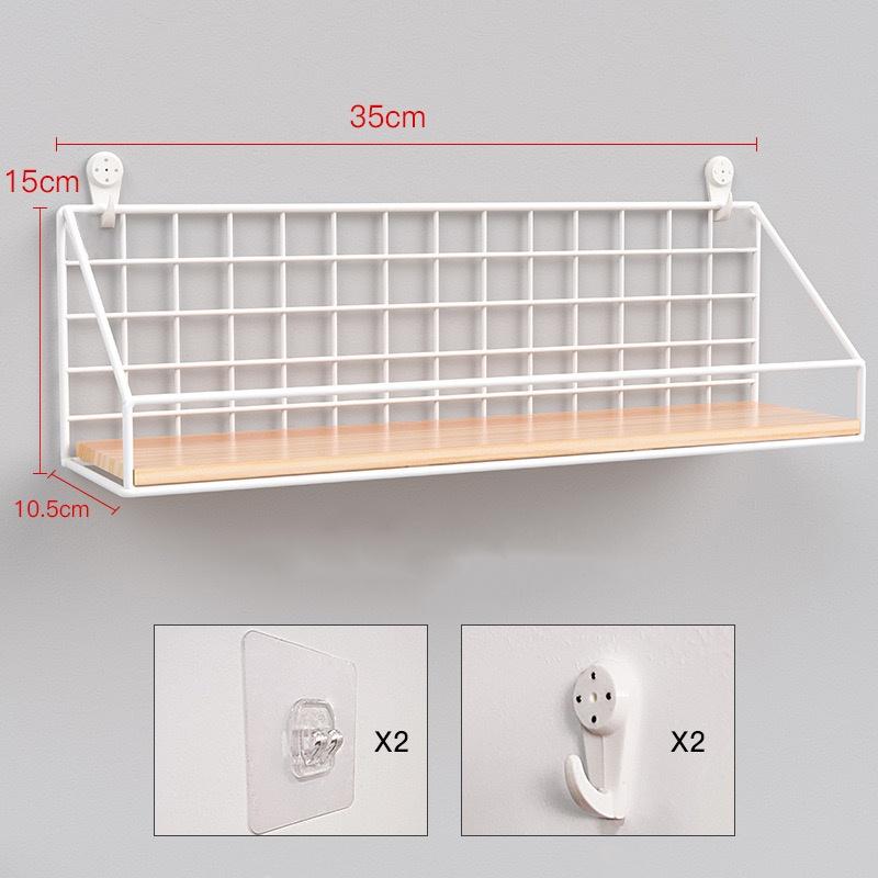 Настенные полки без сверления, деревянная подвесная полка для гостиной, спальни, корзина для хранения, настенные украшения, стойки-органайзеры