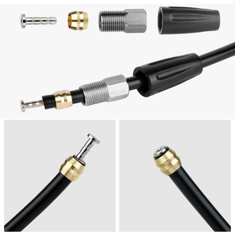 50 Set Bicycles Connecting Bolts Bleed for Bike Part Hydraulic Brake Hose Oil Pipe Connector Tube Fittings Insert