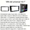 9/10 дюймов 2 DIN для Android головное устройство Рамка для автомагнитолы Комплект для VW для Skoda Seat Автомагнитола Приборная панель Фасция Ободок Лицевая панель