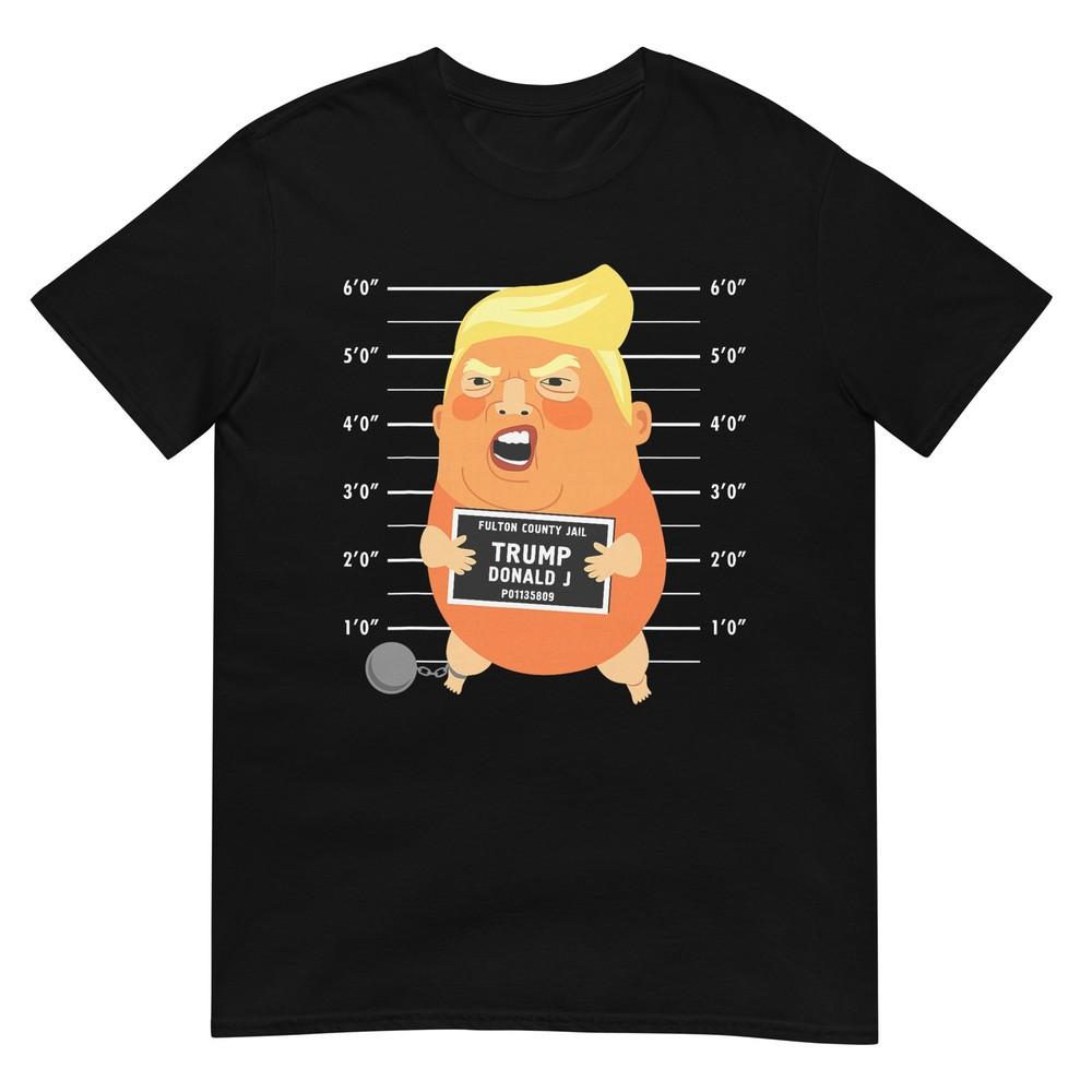 Trump Balloon Mugshot Fulton County Jail Funny AntiTrump TShirt
