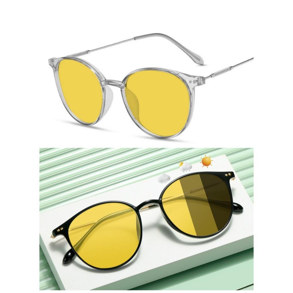 2 шт. Ультралегкие и модные женские очки для вождения ночью с защитными очками, меняющими цвет