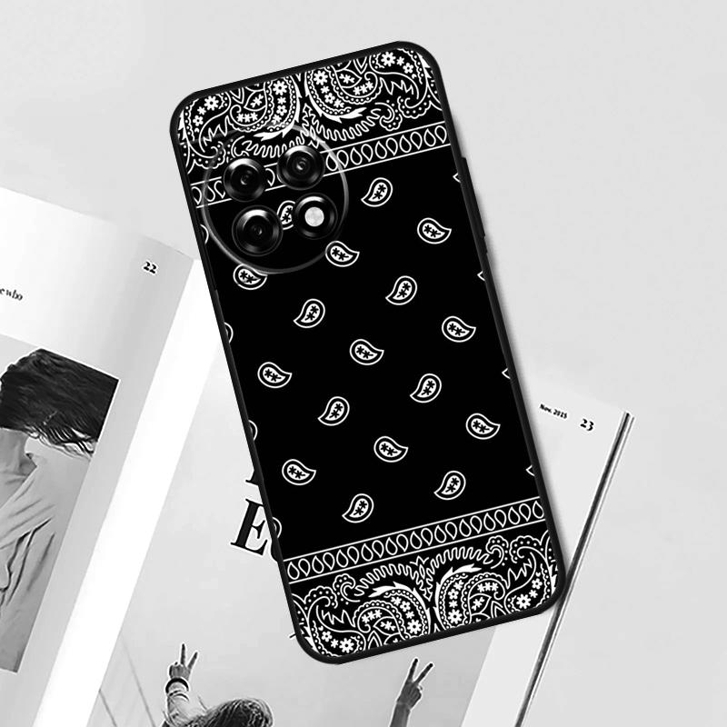 Чехол с узором пейсли bandana для OnePlus Nord 5 CE 4 3 Lite N20 N30 OnePlus 15 13 12 11 8 9 10 Pro 12R 13T 13R