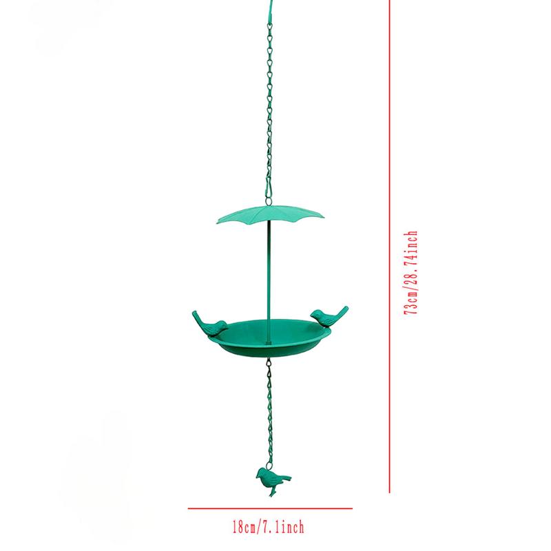 Уличная кормушка для птиц Миска для корма для птиц Кормушка для птиц Кормушки для диких птиц Защищенный от белок Декор для сада Железо Уличные ванночки для птиц Птица