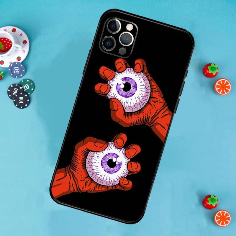 Чехол для телефона «Руки с глазами» для iPhone 17 Air 16 15 14 13 11 12 Pro Max 13 12 mini 15 16 Plus 16e Чехол Funda