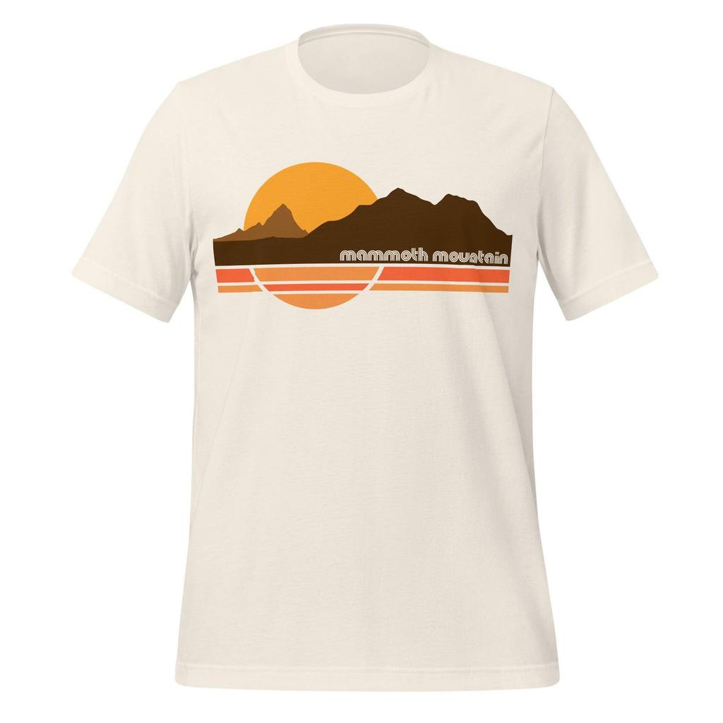 Retro Mammoth Mountain T-Shirt: California Sunset Landscape