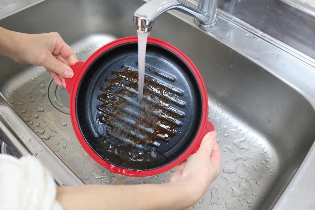 Trade One CHEF Electronic Cooker Easy Cooking In Microwave Microwave Pan Cat Shape Red 70205 "Round"