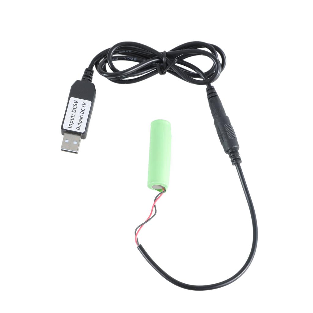 Кабель-заменитель батарейки LR6 AA 3V, 120 см, USB-преобразователи питания для непрерывного питания электронных устройств
