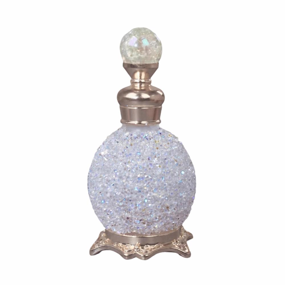 Vintage Decorative Perfume Bottle Glitter Sparkly Refillable Bottle Cosmetics Packaging