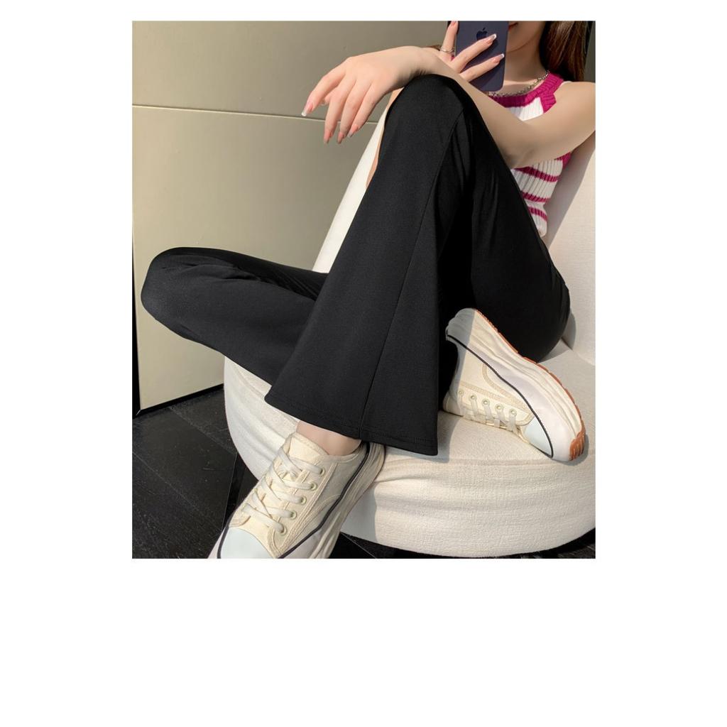 Расклешенные брюки Shark Pants для женщин, брюки с завышенной талией, тонкие облегающие брюки с подтяжкой бедер, брюки для йоги в стиле «подкова»