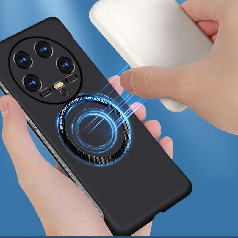 Для Magsafe Magnetic Frameless Hard PC Case для Xiaomi 15 Ultra Mi15pro Wireless Charging Противоударный чехол для Xiaomi 15ultra